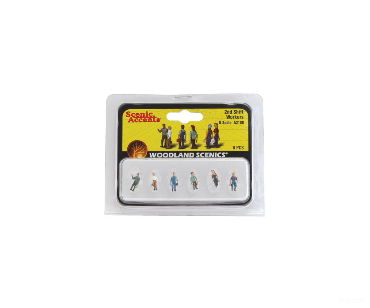 Woodland Scenics 2188 2Nd Shift Workers (N) Figures