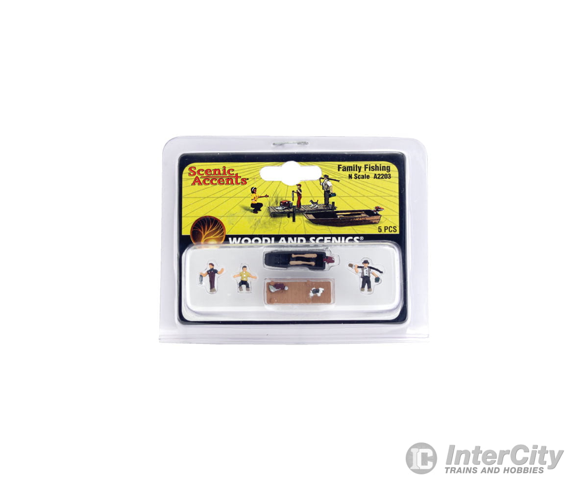 Woodland Scenics 2203 Family Fishing (N) Figures