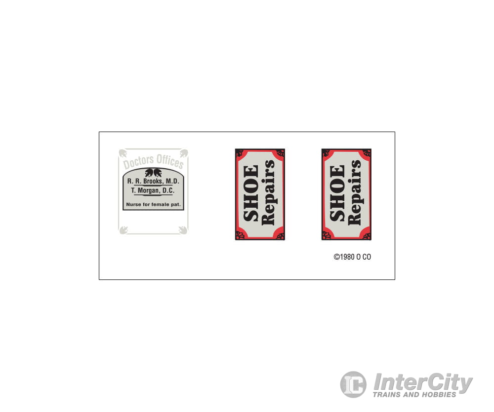 Woodland Scenics 224 Doctor’s Office & Shoe Repair - Scenic Details(R) - - Metal Kit 3 X 2 -