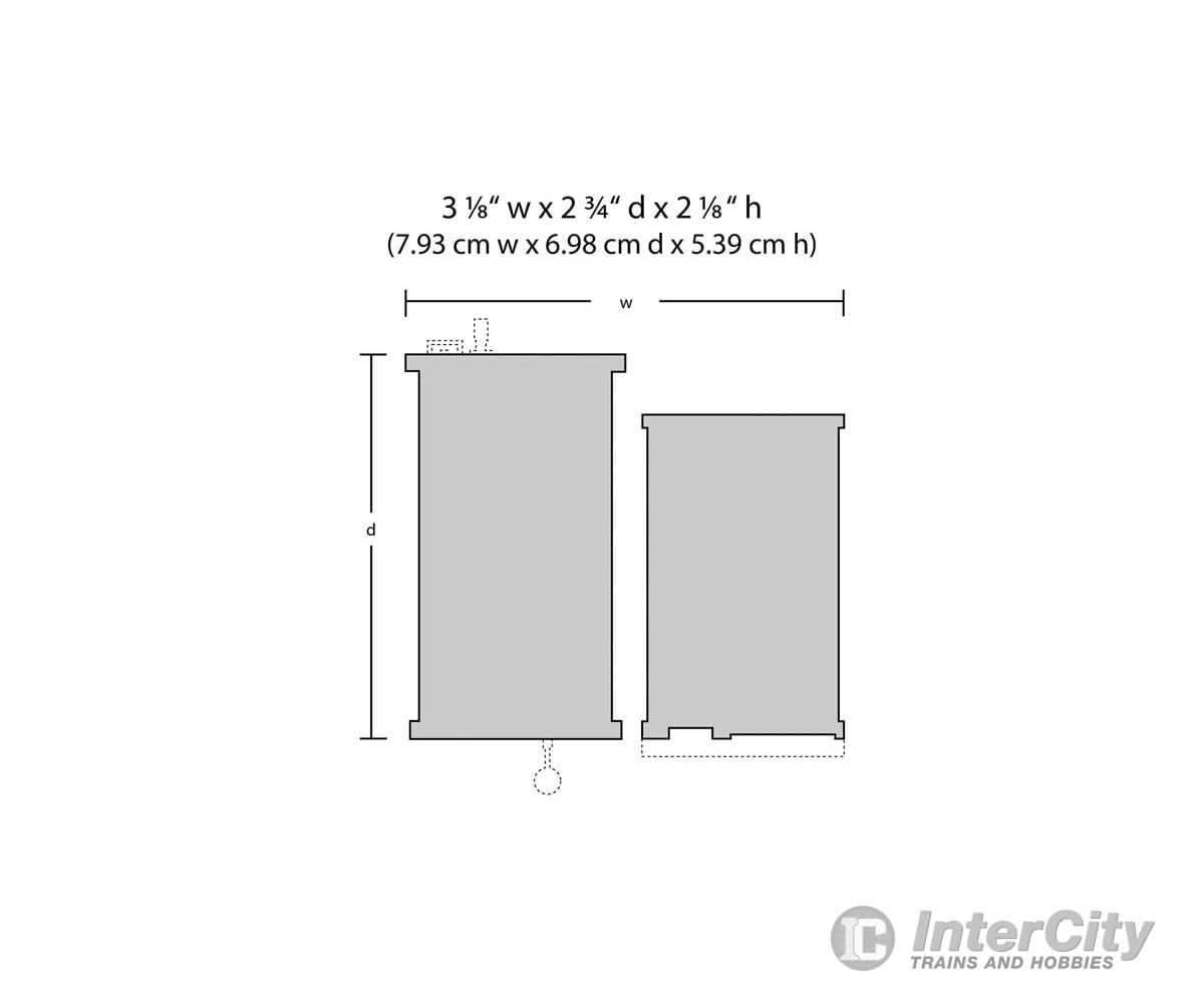 Woodland Scenics 224 Doctor’s Office & Shoe Repair - Scenic Details(R) - - Metal Kit 3 X 2 -