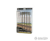 Woodland Scenics 2281 Pre-Wired Poles Double Crossbar (O) Scenery Details
