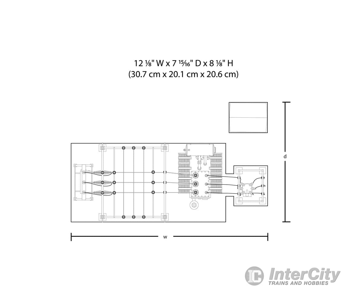 Woodland Scenics 2283 Substation (O) Scenery Details