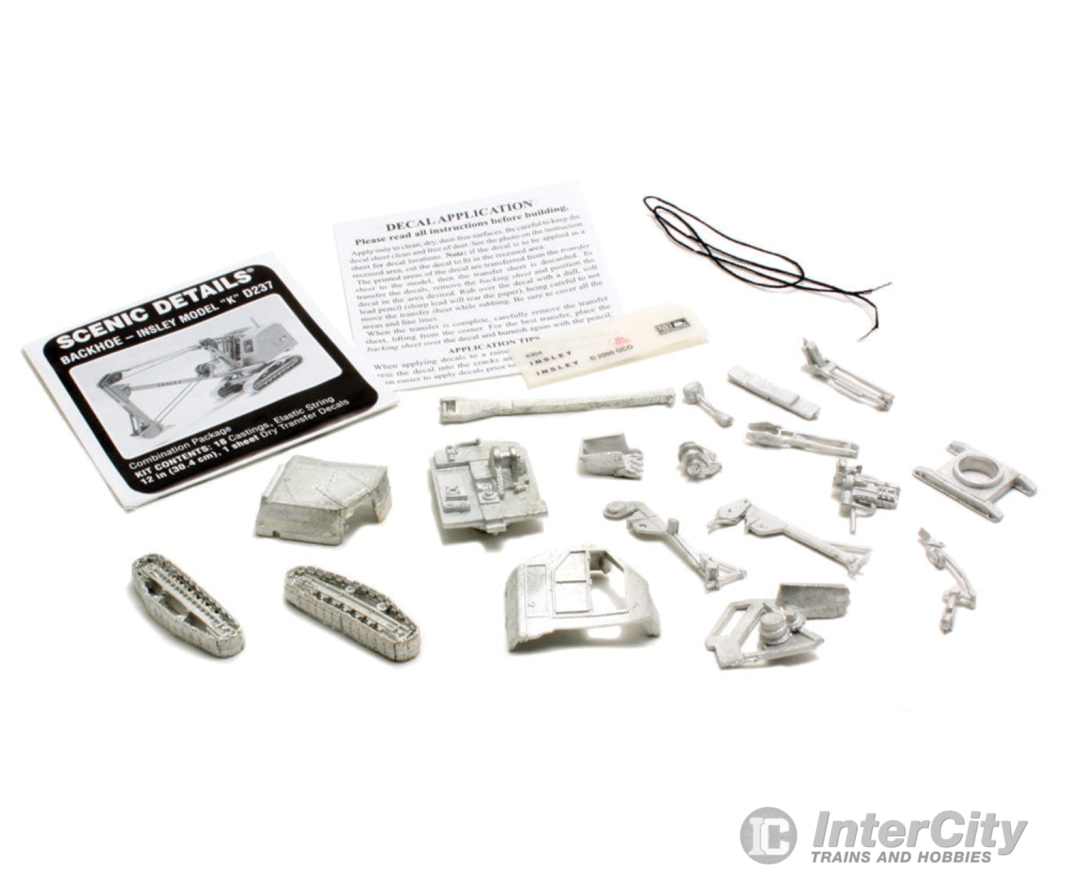 Woodland Scenics 237 Insley Model K Backhoe - Kit - - On Crawler Chassis Cars & Trucks