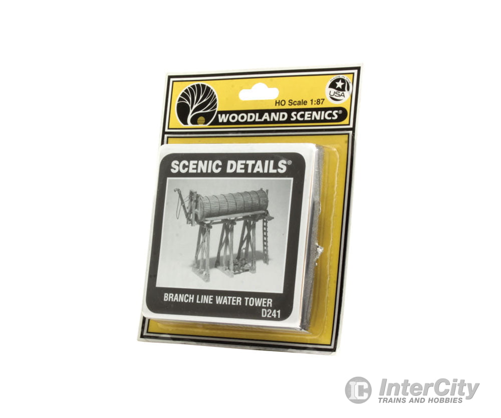 Woodland Scenics 241 Scenic Details(R) Branch Line Water Tower - Kit (Unpainted Metal) Structures