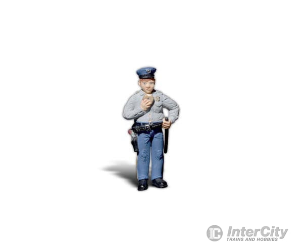 Woodland Scenics 2532 Scenic Accents(R) Figures - - Cop W/Doughnut