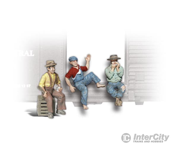 Woodland Scenics 2548 Scenic Accents(R) Figures - - The Bumm Brothers Pkg(3)