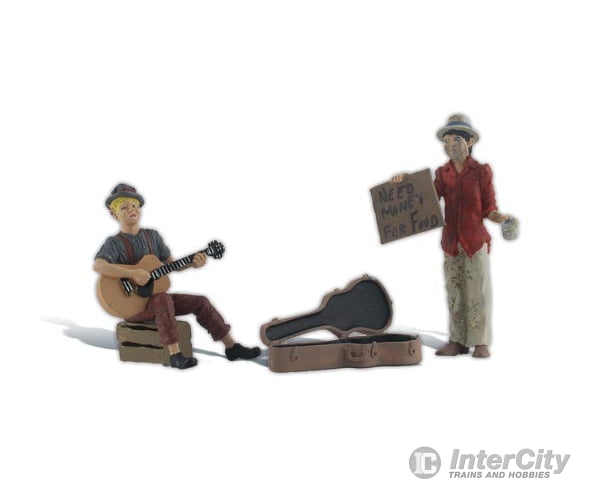 Woodland Scenics 2563 Scenic Accents(R) Figures - - Begging For Bucks Pkg(2)