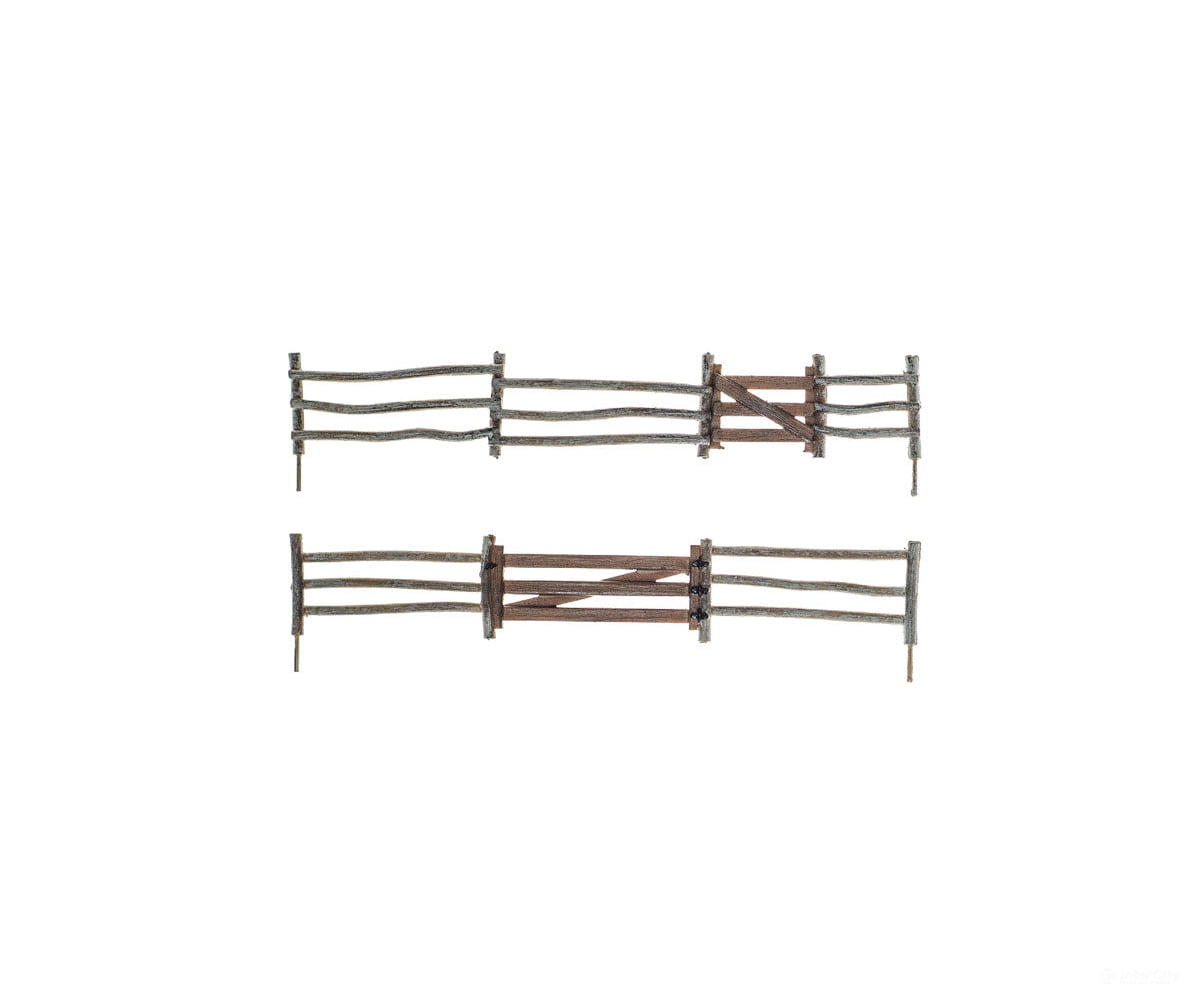 Woodland Scenics 2991 Log Fence (N) 14’ Scenery Details
