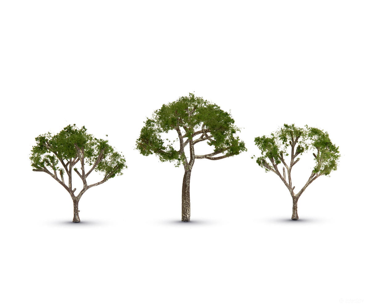 Woodland Scenics 3525 Gum Tree 2 1/2’ - 3 1/2’ - 3/Pk Classic Trees & Vegetation
