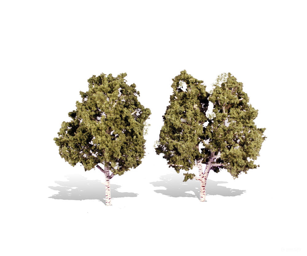 Woodland Scenics 3536 Waters Edge 5’ - 6’ - 2/Pk Classic Trees & Vegetation