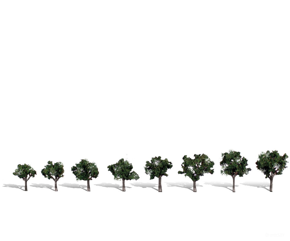 Woodland Scenics 3547 Cool Shade 3/4’-1-1/4’ - 8/Pk Classic Trees & Vegetation