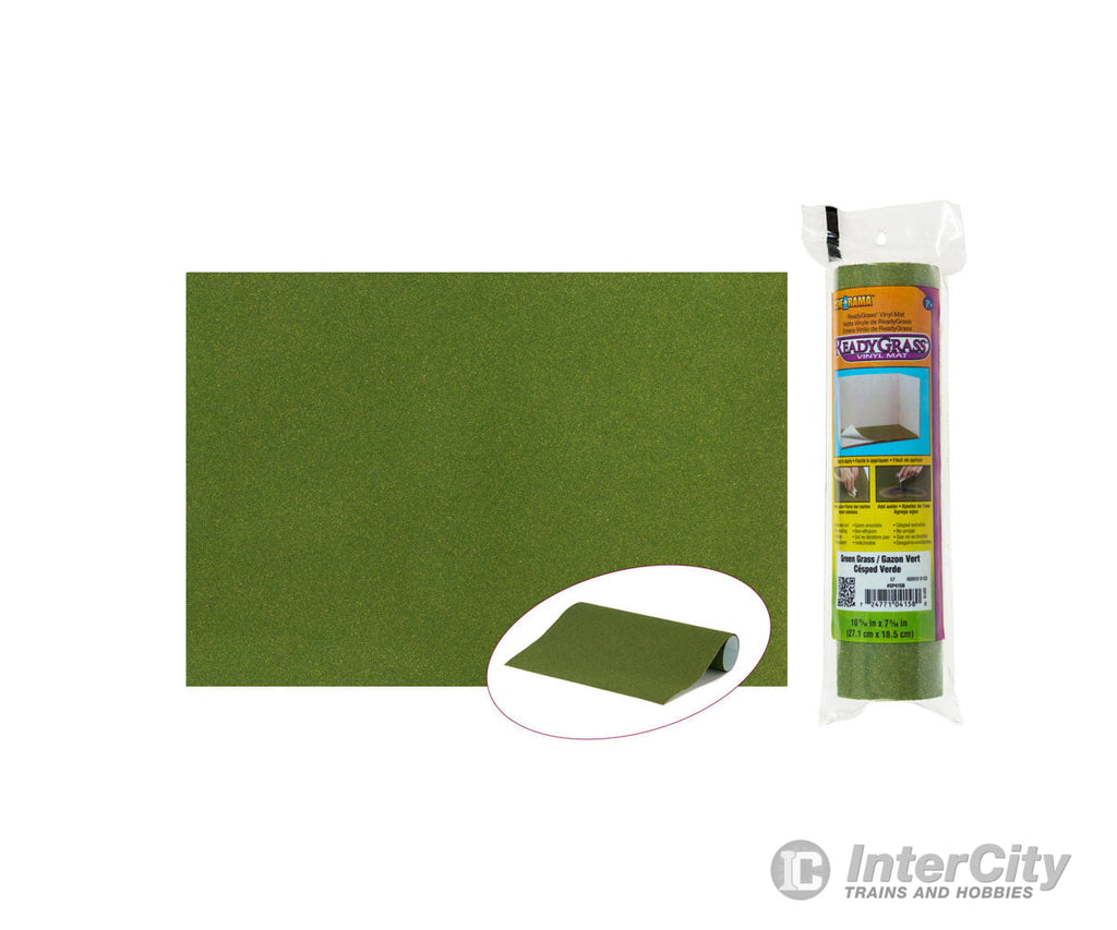 Woodland Scenics 4158 Green Readygrass Sheet Grass & Scenery Mats