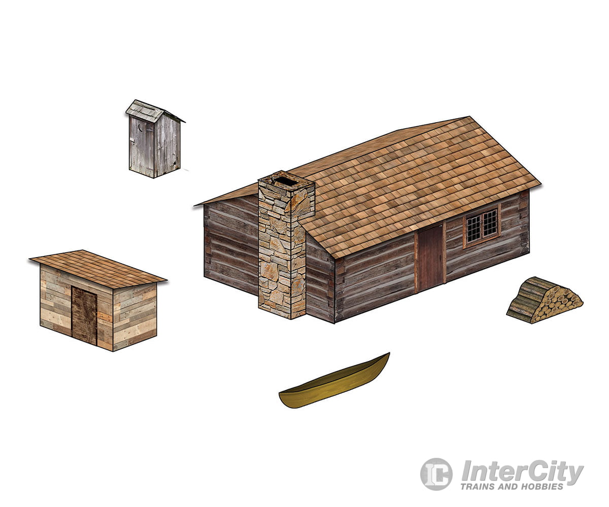 Woodland Scenics 4239 Cabin - Scene - A - Rama(Tm) Kit Other Scenery