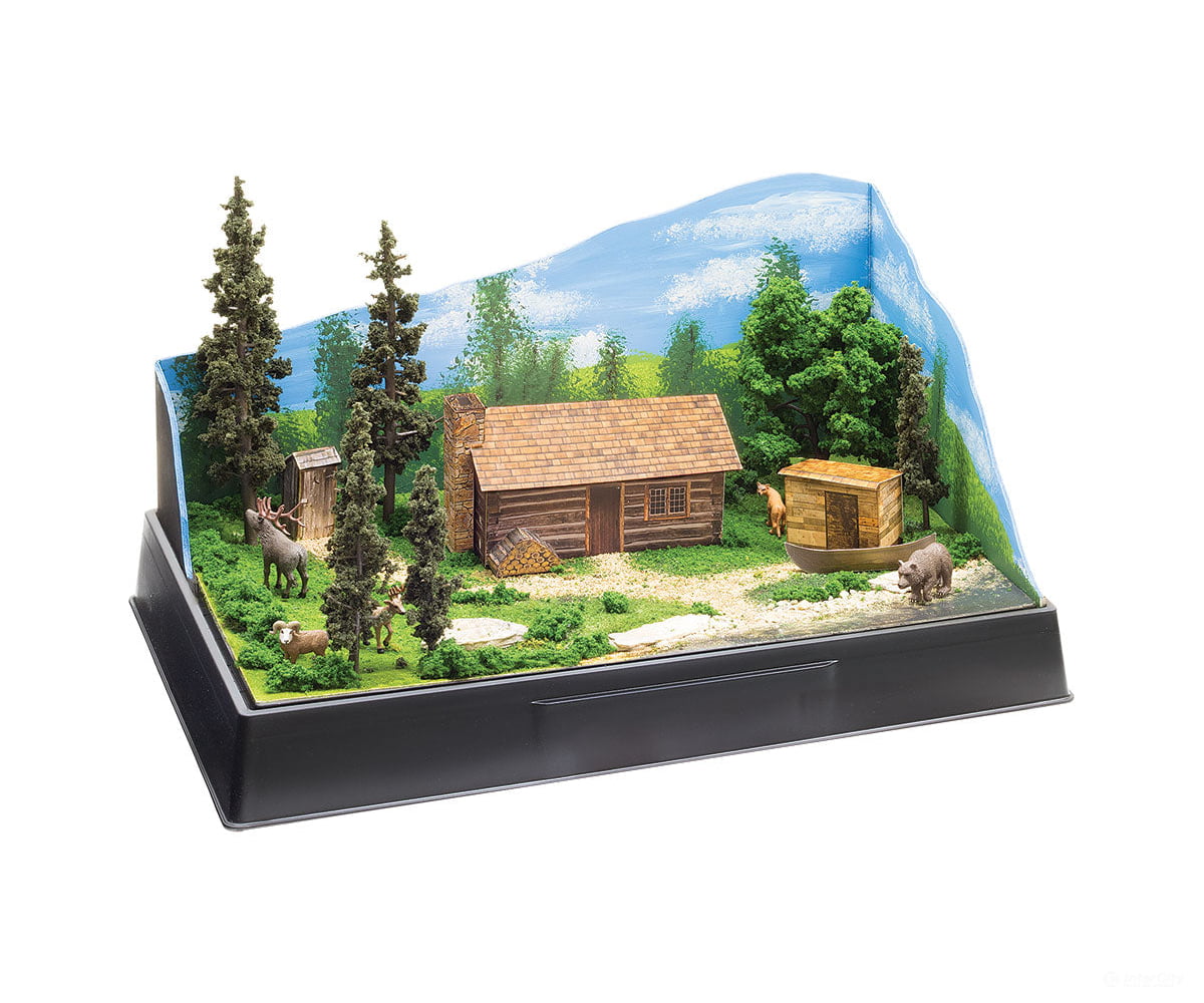 Woodland Scenics 4239 Cabin - Scene - A - Rama(Tm) Kit Other Scenery