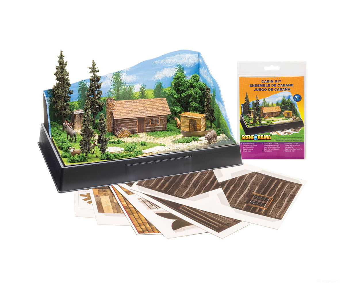 Woodland Scenics 4239 Cabin - Scene - A - Rama(Tm) Kit Other Scenery