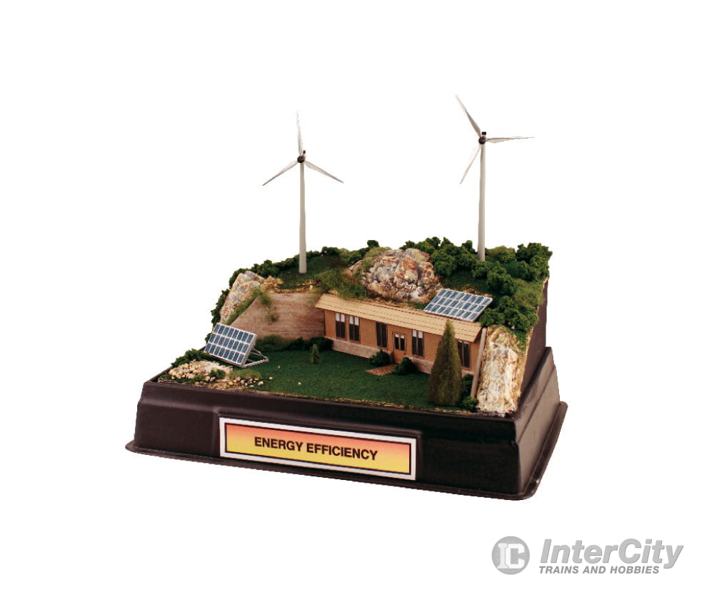 Woodland Scenics 4448 Alternative Energy - Scene - A - Rama(R) 2 - Each: Wind Turbines & Solar
