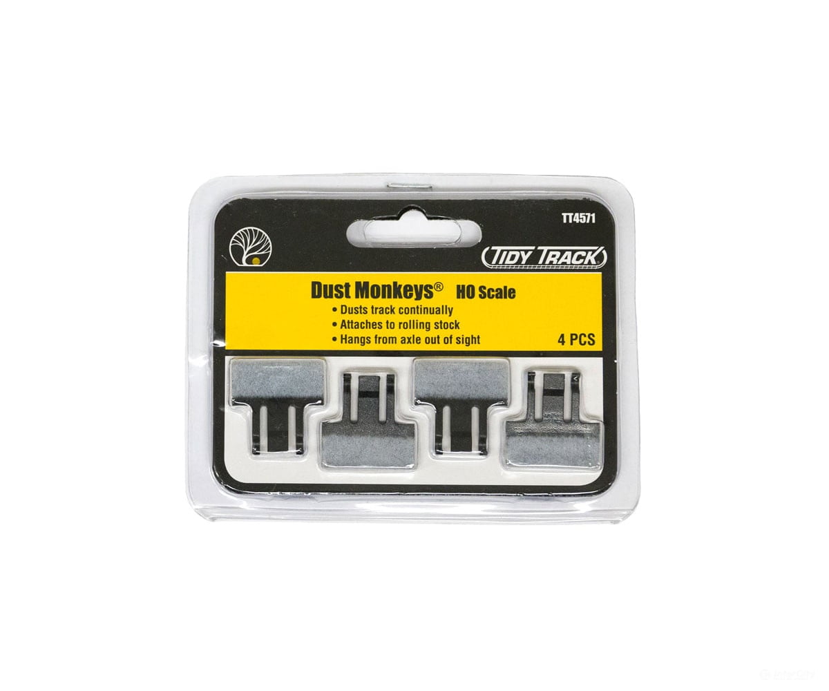 Woodland Scenics 4571 Dust Monkeys (Ho) (4/Pack) Track Accessories