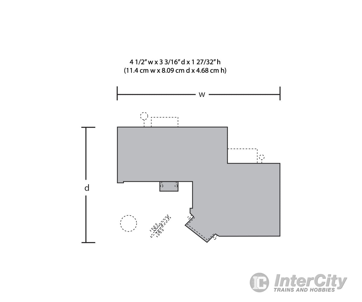 Woodland Scenics 4930 Municipal Building (Lit) N Scale Structures