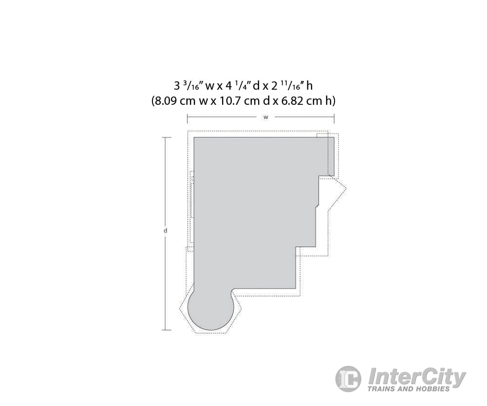 Woodland Scenics 4932 Old Weathered Barn (Lit) N Scale Structures