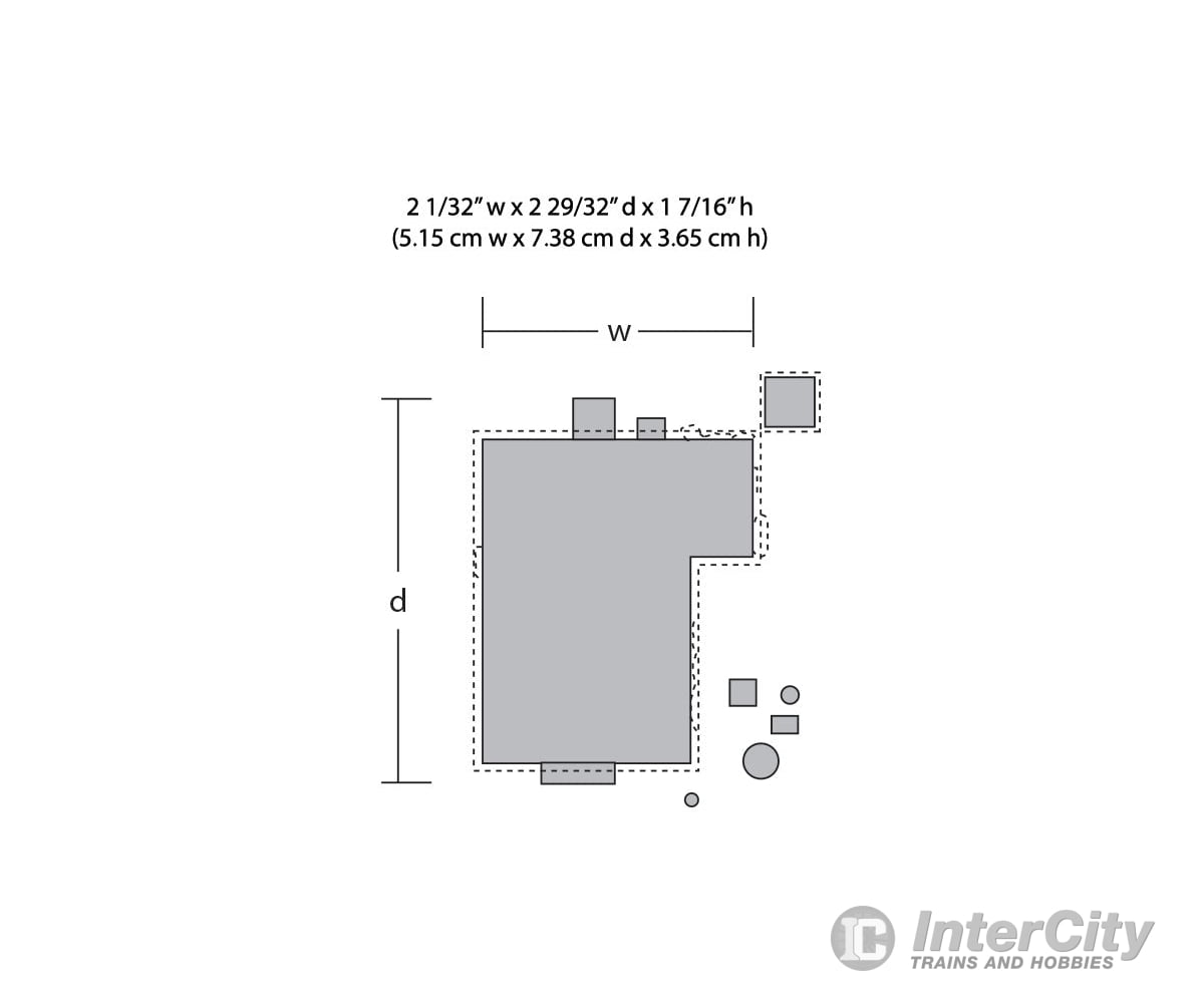 Woodland Scenics 4933 Old Homestead (Lit) N Scale Structures