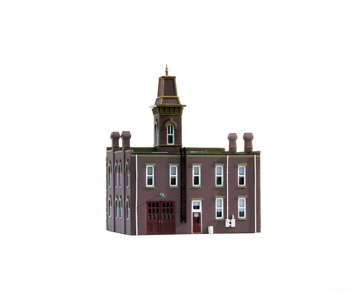 Woodland Scenics 4934 Firehouse (Lit) N Scale Structures
