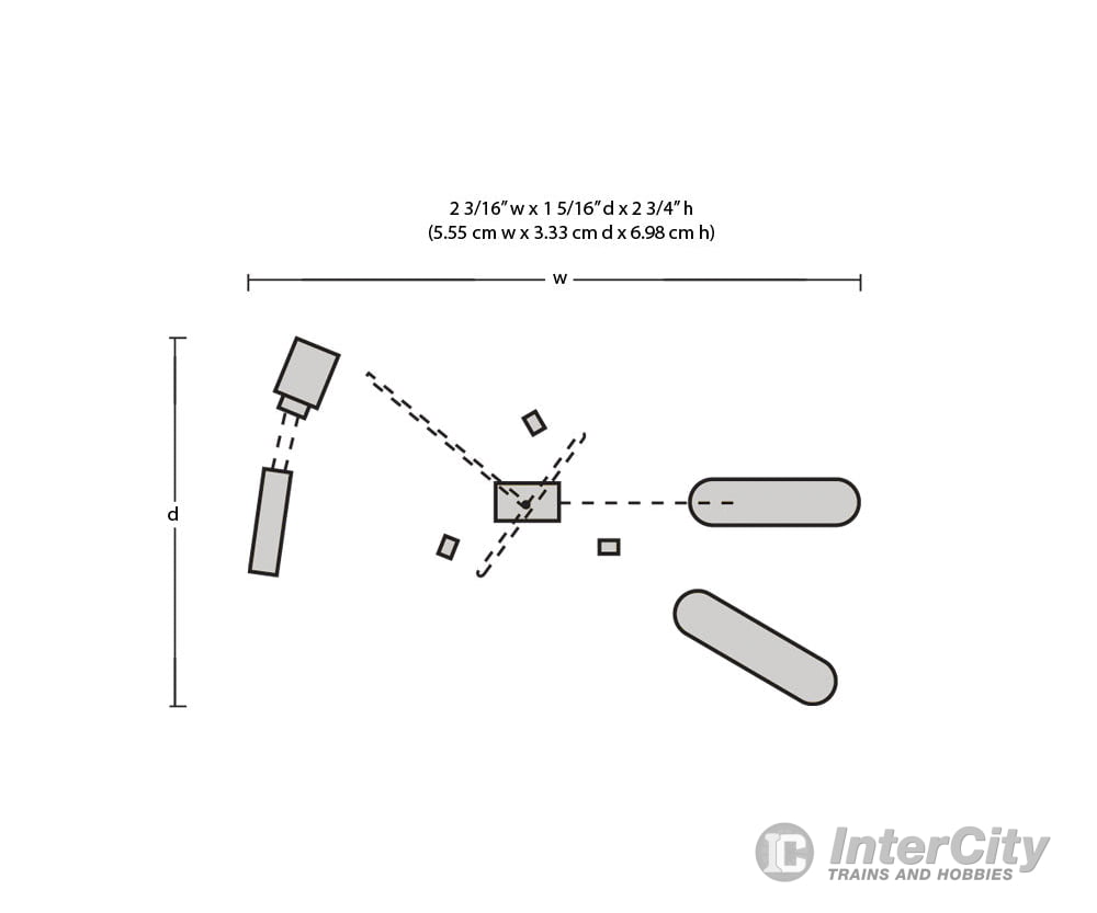 Woodland Scenics 4936 Old Windmill N Scale Structures
