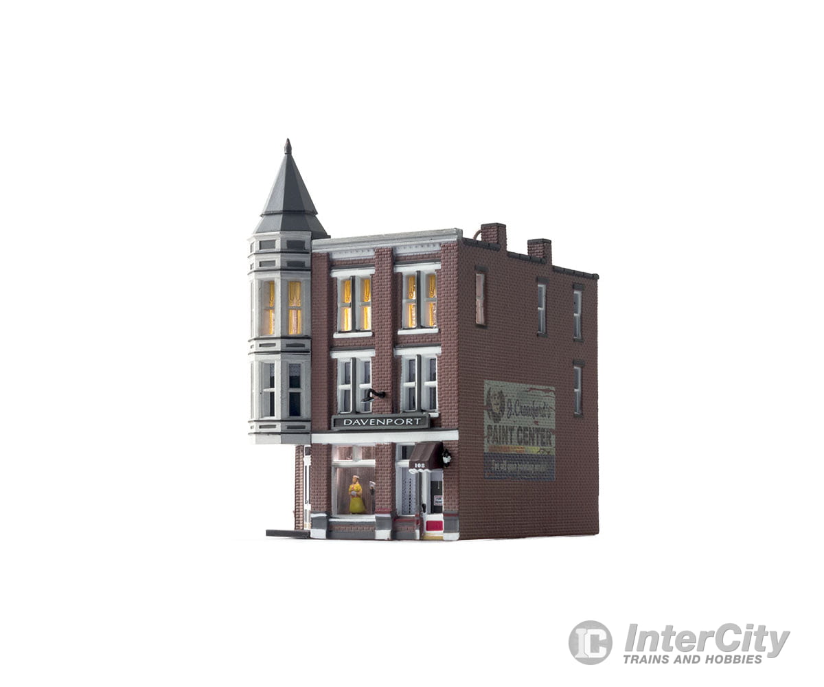 Woodland Scenics 4938 Davenport Dempartment Store (Lit) N Scale Structures