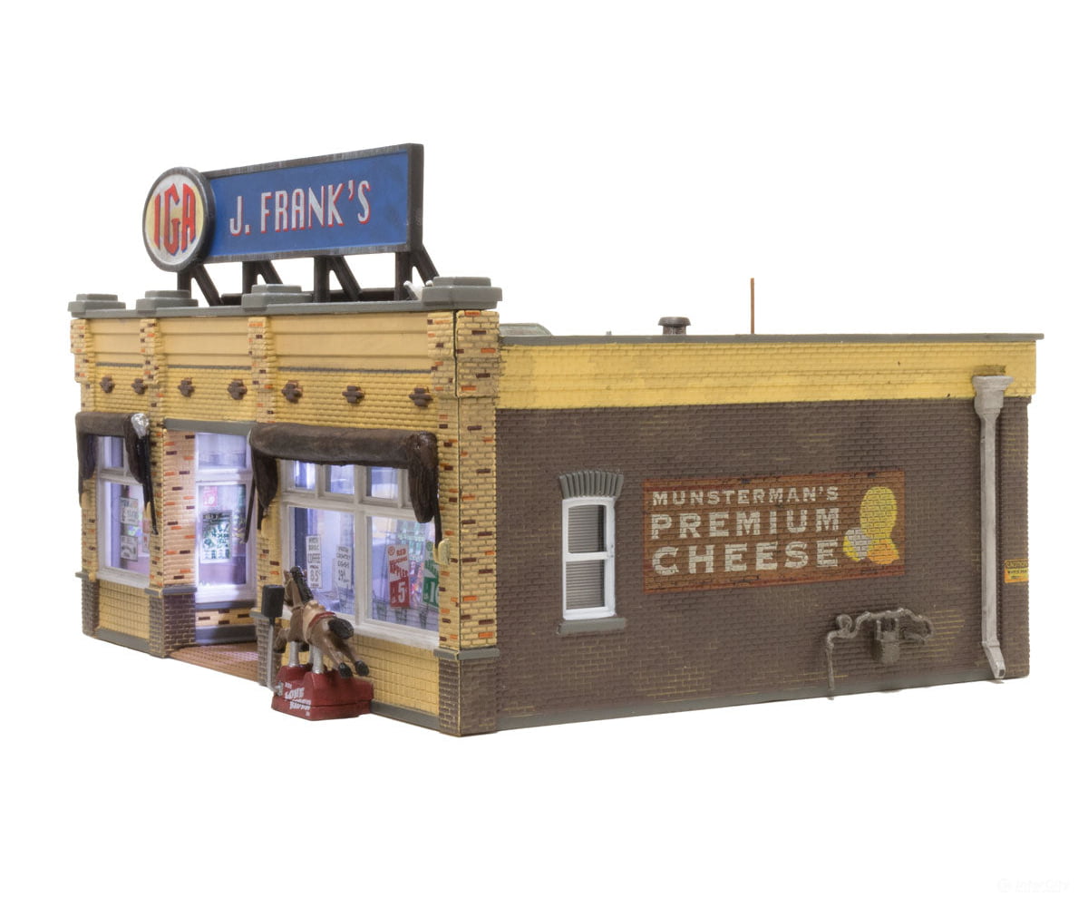 Woodland Scenics 4941 J. Frank’s Grocery (Lit) N Scale Structures