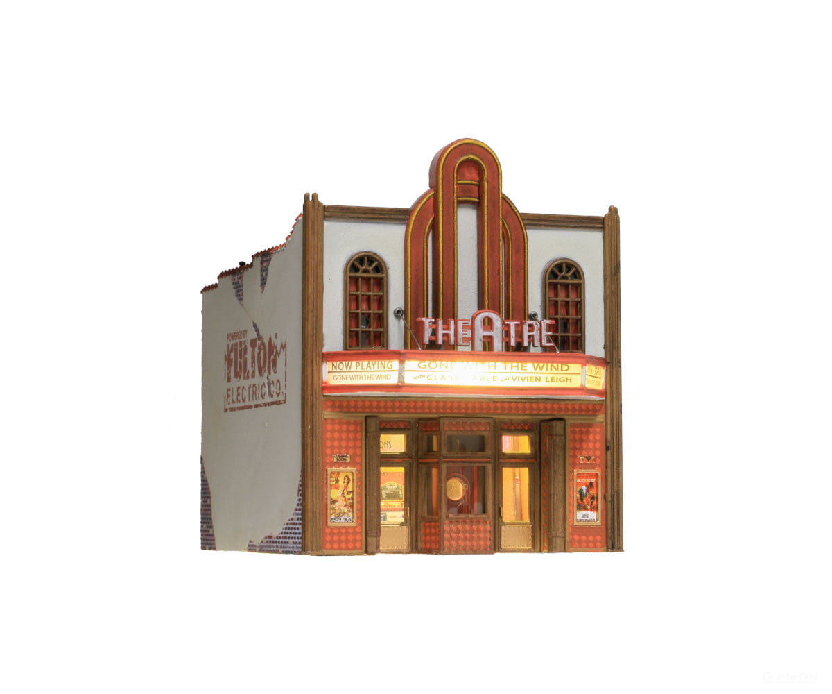 Woodland Scenics 4944 Theatre (Lit) N Scale Structures