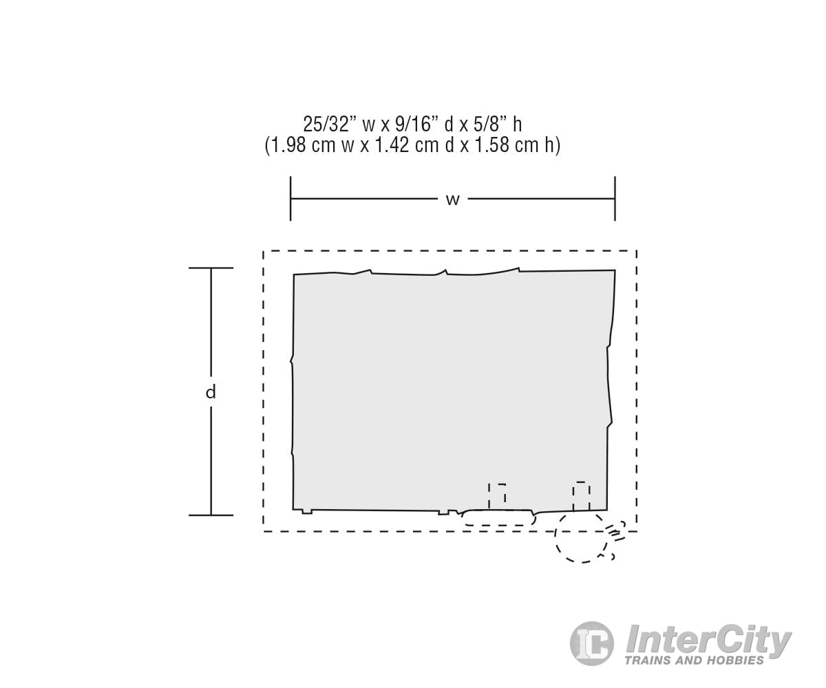 Woodland Scenics 4946 Tin Shack N Scale Structures