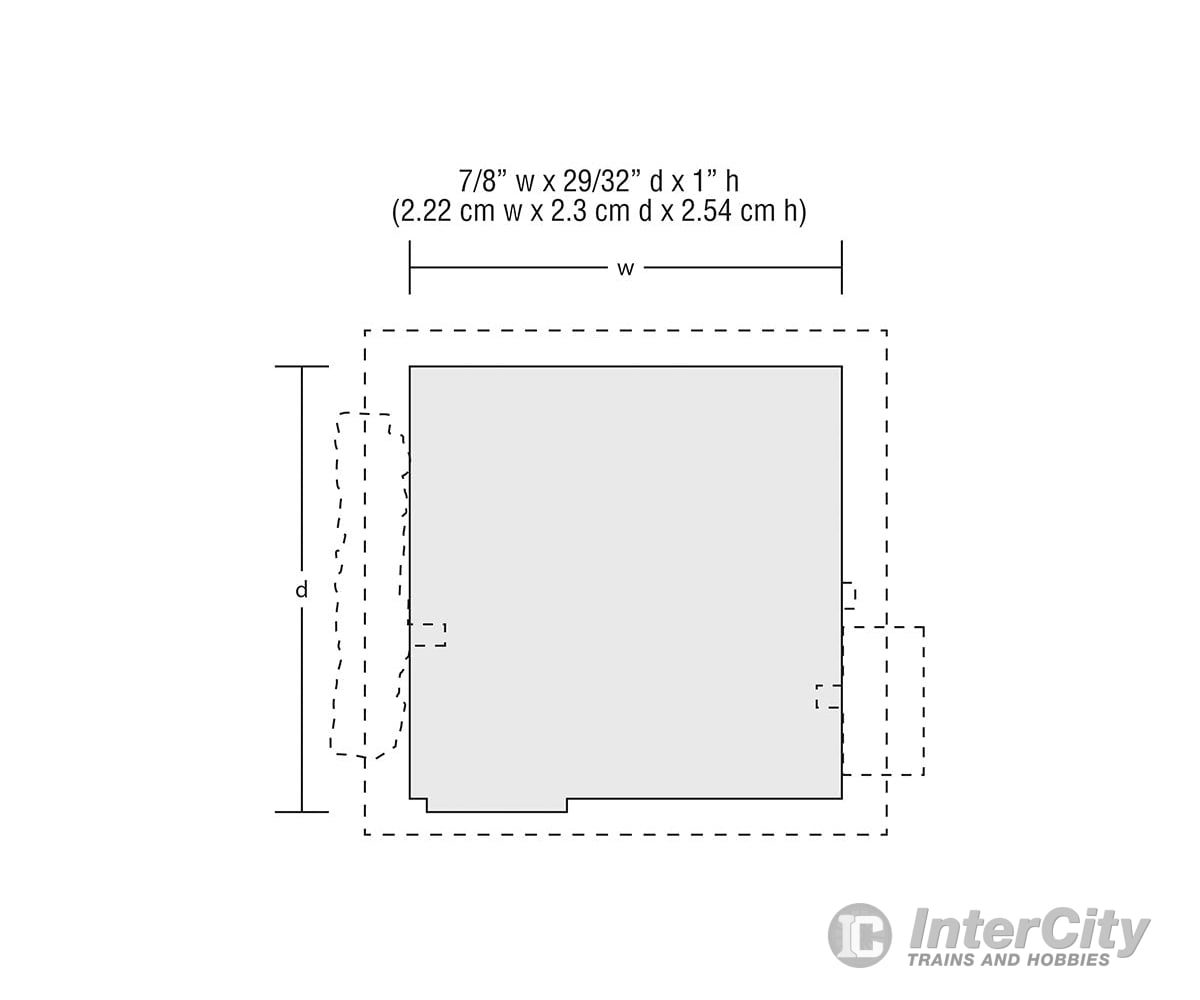 Woodland Scenics 4947 Work Shed N Scale Structures