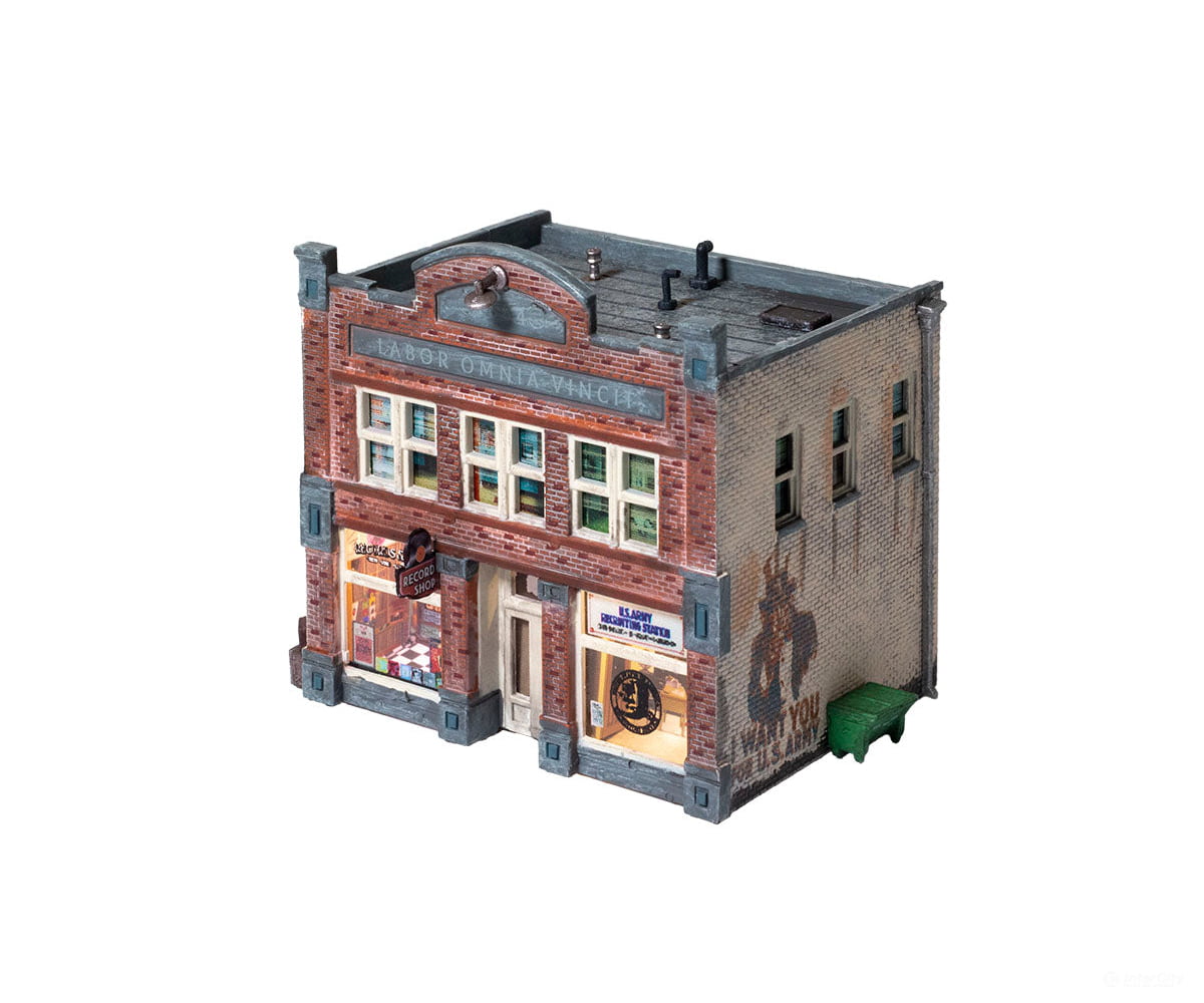 Woodland Scenics 4957 Records & Recruiting N Scale Structures