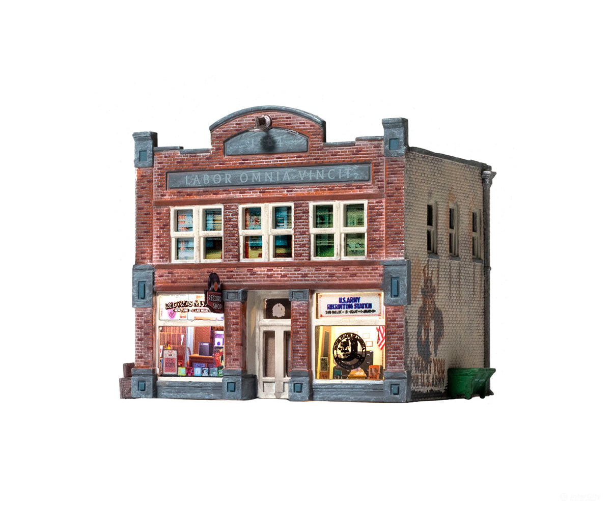 Woodland Scenics 4957 Records & Recruiting N Scale Structures