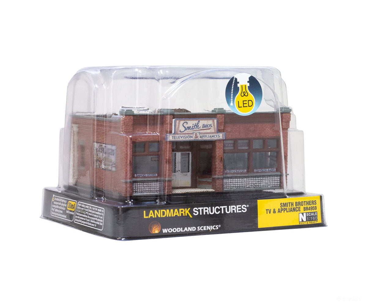Woodland Scenics 4959 Smith Brothers Tv & Appliance N Scale Structures