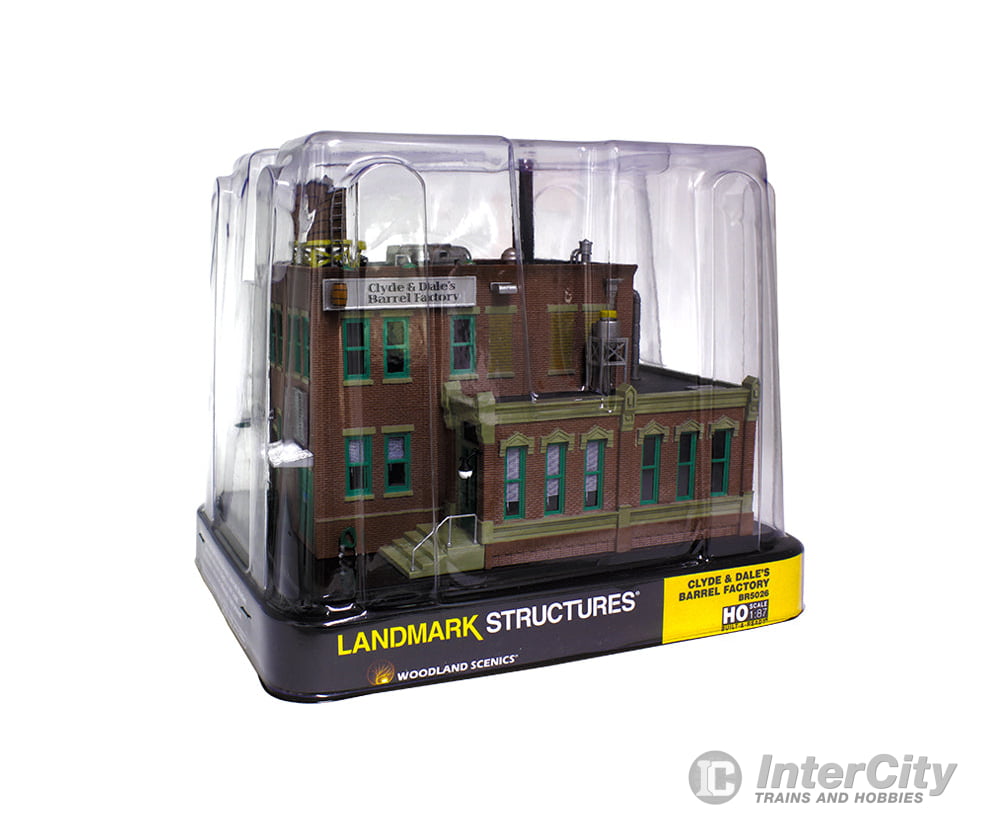 Woodland Scenics 5026 Clyde & Dale’s Barrel Factory (Lit) Ho Scale Structures
