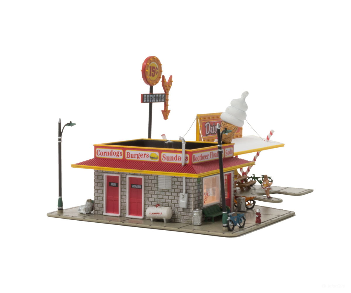 Woodland Scenics 5029 Drive ’N Dine (Lit) Ho Scale Structures