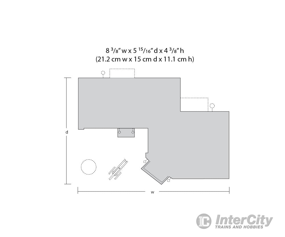 Woodland Scenics 5030 Municipal Building (Lit) Ho Scale Structures