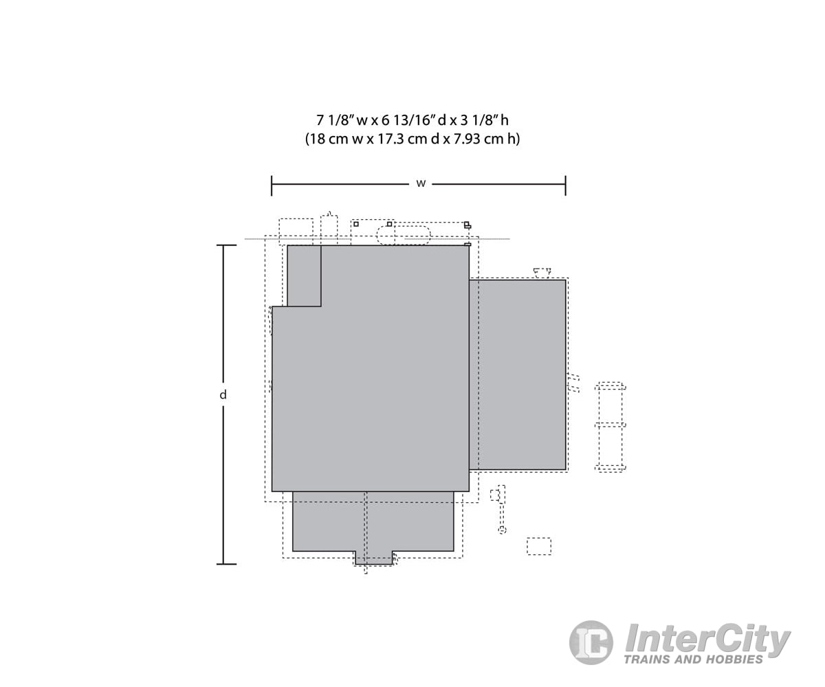 Woodland Scenics 5031 Country Store Expansion (Lit) Ho Scale Structures