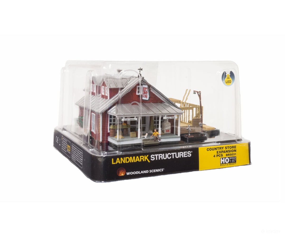 Woodland Scenics 5031 Country Store Expansion (Lit) Ho Scale Structures