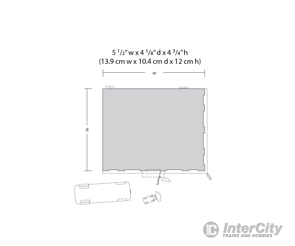 Woodland Scenics 5033 Citizens Savings And Loan (Lit) Ho Scale Structures