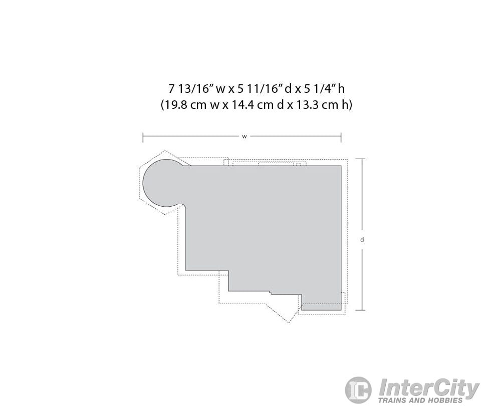 Woodland Scenics 5038 Old Weathered Barn (Lit) Ho Scale Structures