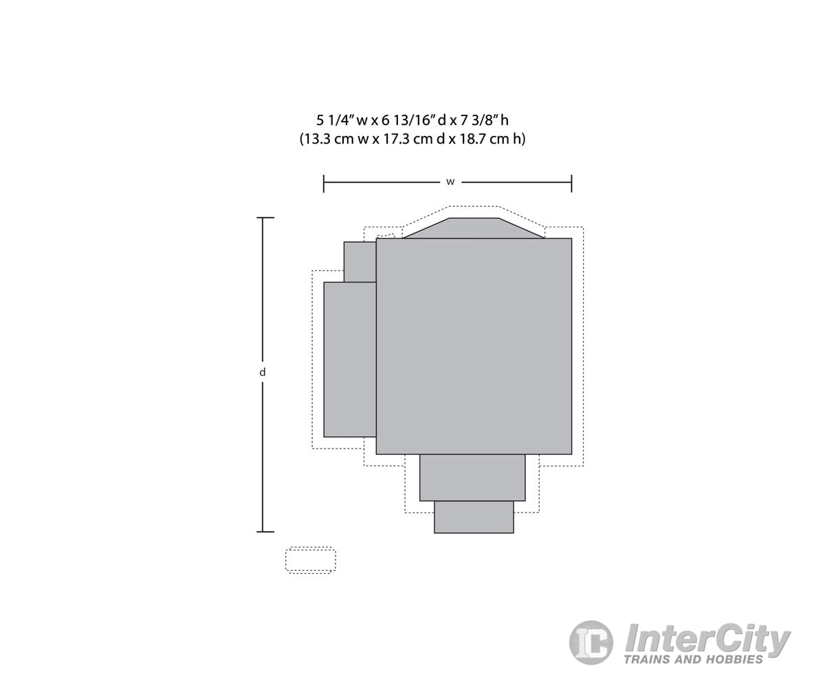 Woodland Scenics 5041 Community Church (Lit) Ho Scale Structures