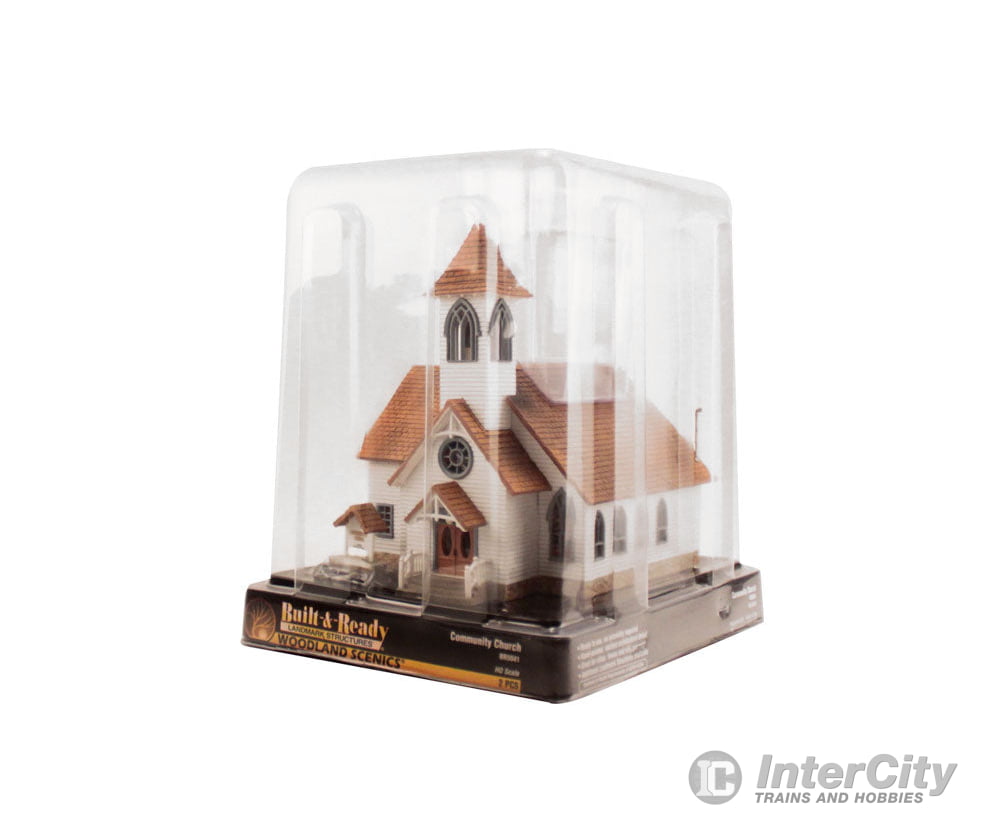 Woodland Scenics 5041 Community Church (Lit) Ho Scale Structures