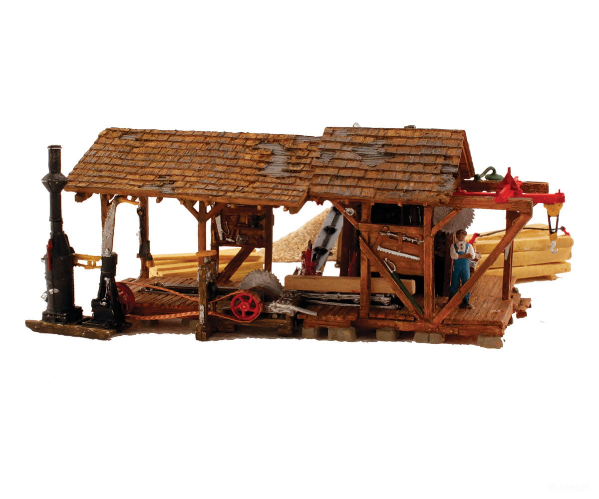 Woodland Scenics 5044 Buzz’s Sawmill (Lit) Ho Scale Structures