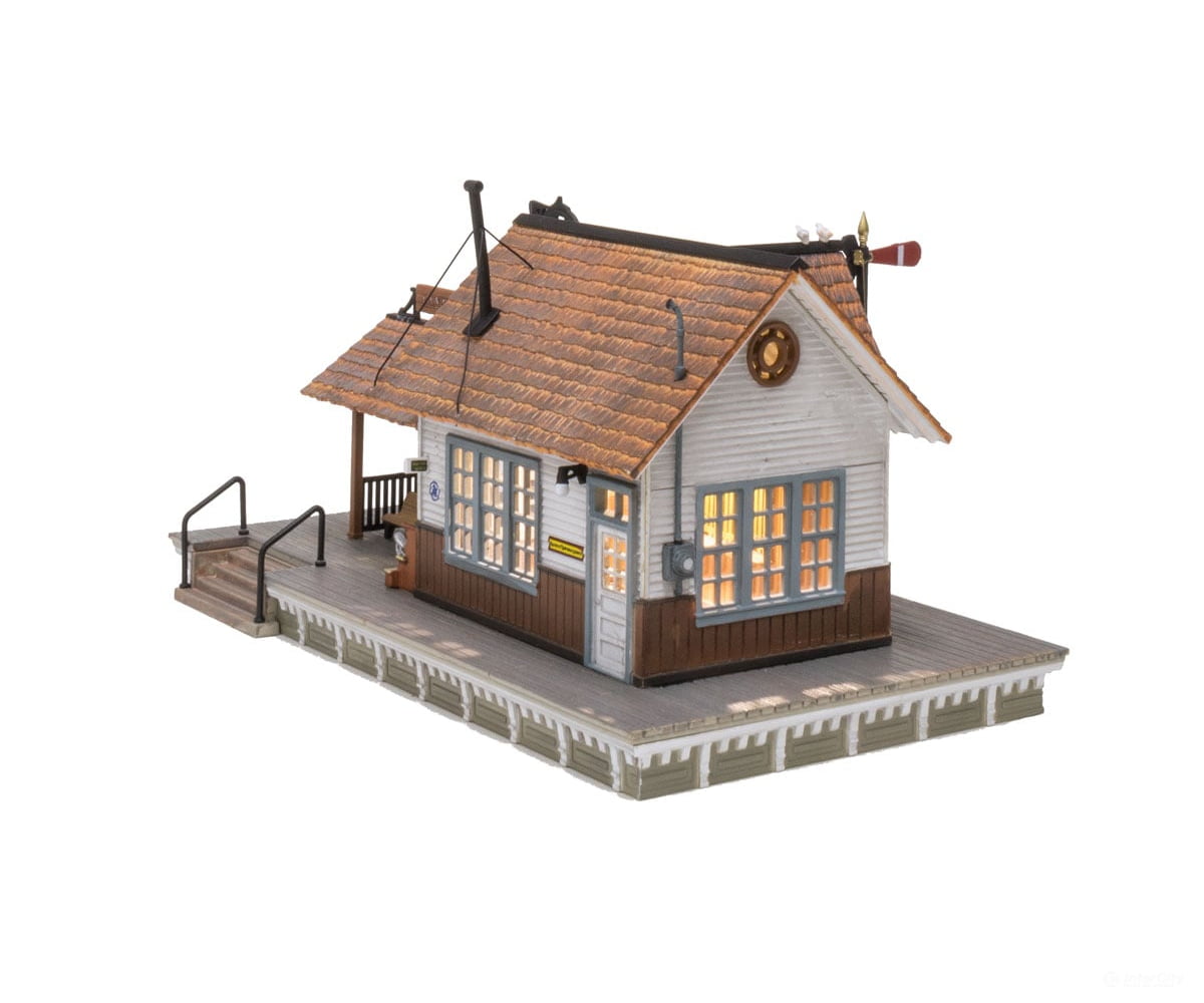 Woodland Scenics 5052 The Depot (Lit) Ho Scale Structures