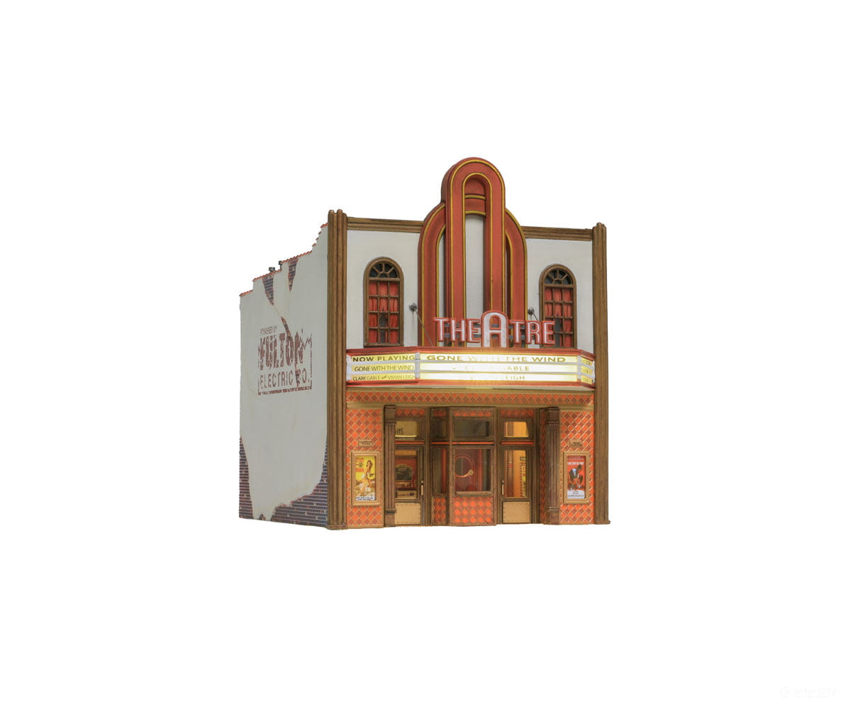 Woodland Scenics 5054 Theater (Lit) Ho Scale Structures