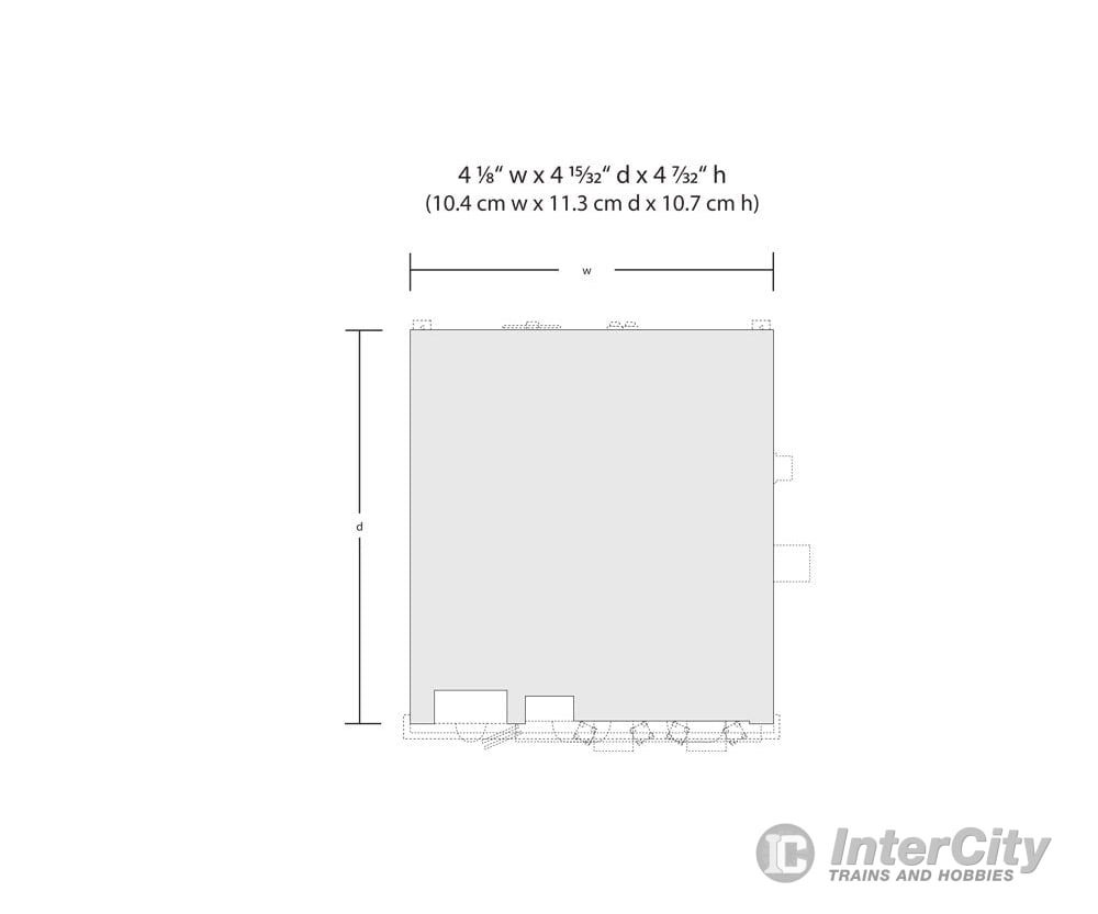 Woodland Scenics 5055 Emilio’s Italian Restaurant (Lit) Ho Scale Structures