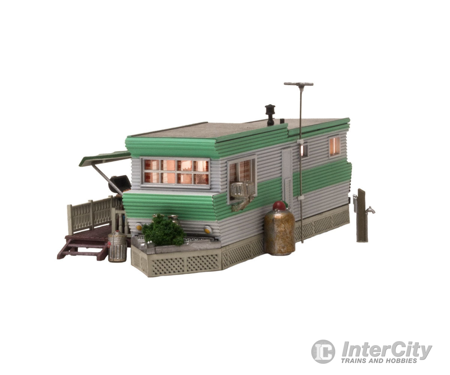 Woodland Scenics 5060 Grillin’ & Chillin’ Trailer (Lit) Ho Scale Structures