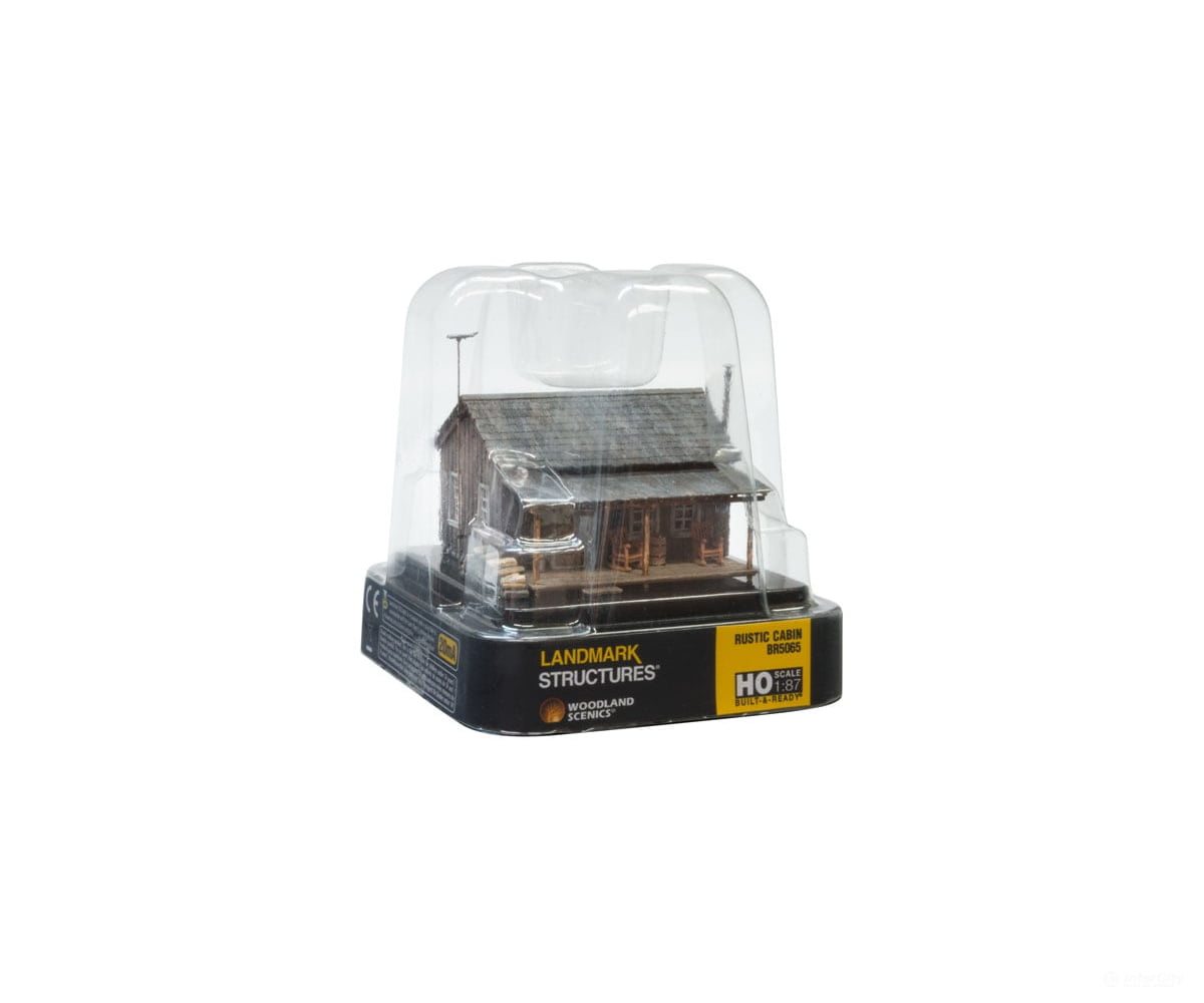 Woodland Scenics 5065 Rustic Cabin (Lit) Ho Scale Structures