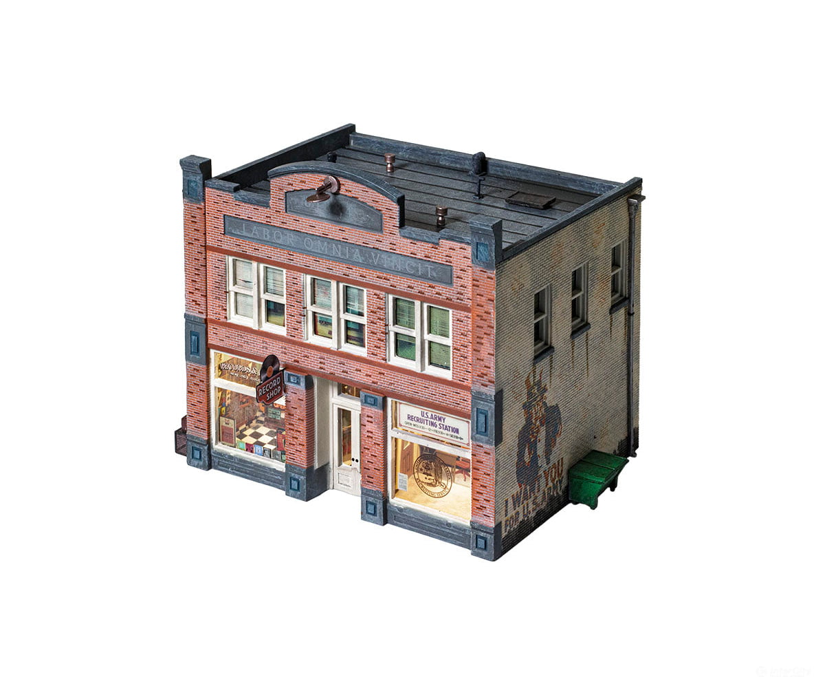 Woodland Scenics 5067 Records & Recruiting Ho Scale Structures